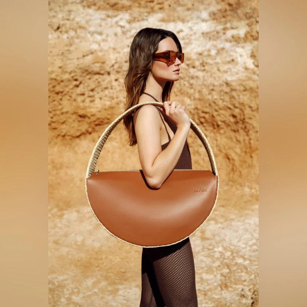 MAM Large Rafia Round Bag - Picture 1 of 15